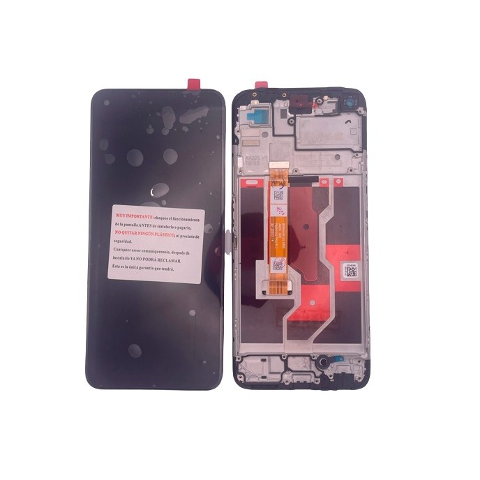 Pantalla con MARCO Oppo A76 CPH2375 calidad Premium (LCD/display + digitalizador/táctil)