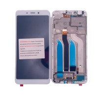 Pantalla Xiaomi Redmi 6  Redmi 6A con MARCO BLANCO (LCD/display + digitalizador/táctil) 