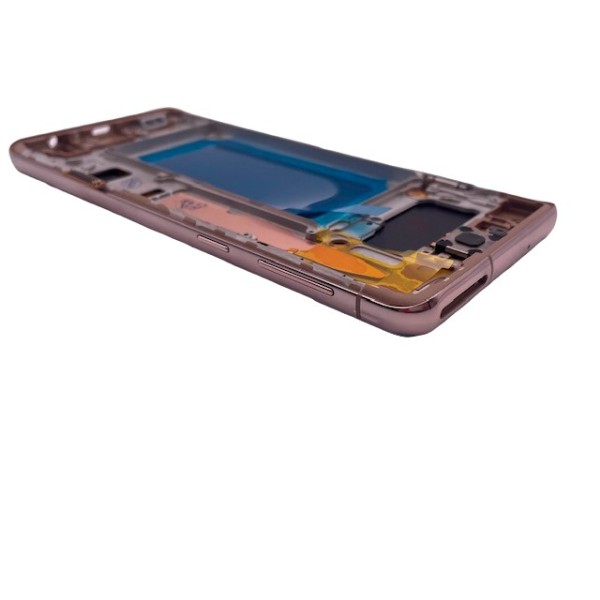 Pantalla Samsung  S10 SM-G973F OLED 2 con MARCO NARANJA (LCD/display + digitalizador/táctil) 