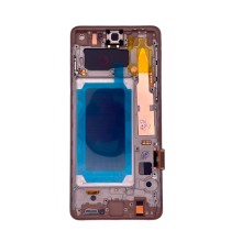 Pantalla Samsung  S10 SM-G973F OLED 2 con MARCO NARANJA (LCD/display + digitalizador/táctil) 