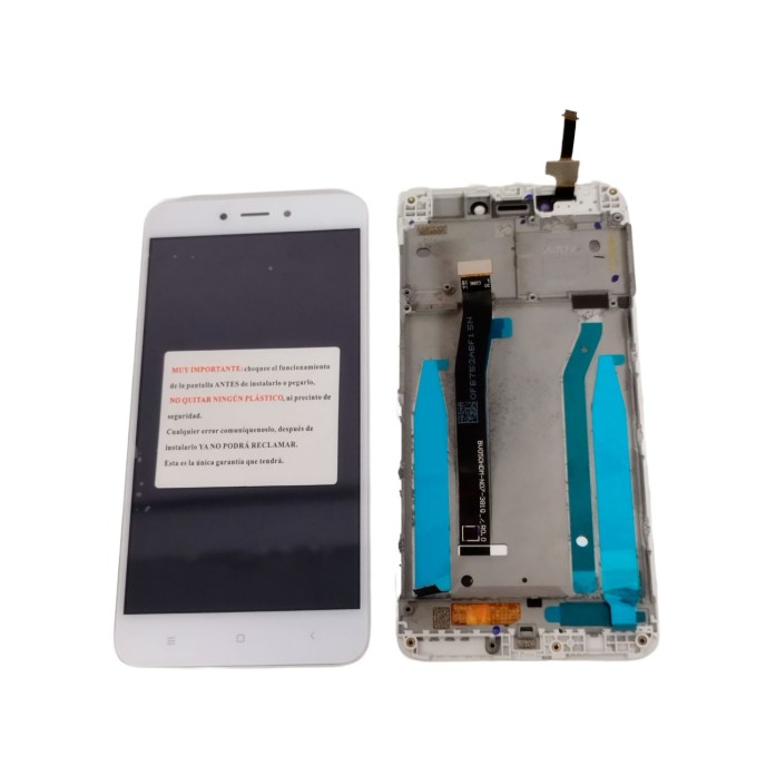 Pantalla Xiaomi Redmi 4X CON MARCO BLANCO (LCD/display + digitalizador/táctil) 