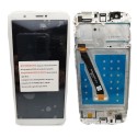 Pantalla Huawei P smart PSMART sin logo CON MARCO BLANCO FIG LX1 Enjoy 7S (LCD/display + digitalizador/táctil) 
