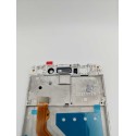 Pantalla Huawei Y7 2017 Y7 prime sin logo CON MARCO BLANCO (LCD/display + digitalizador/táctil) 