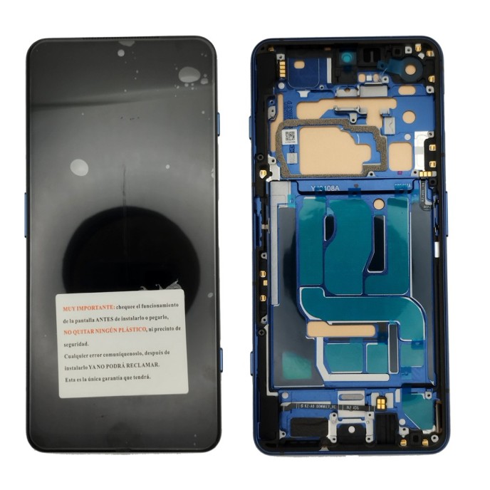 Pantalla Xiaomi Black Shark 4 Black Shark Pro 4 Pro INCELL CON MARCO AZUL (LCD/display + digitalizador/táctil)