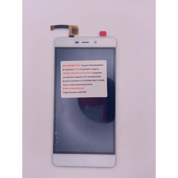 Pantalla Xiaomi Redmi 4 PRO BLANCA sin logo (LCD/display + digitalizador/táctil) 