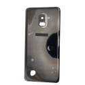 Tapa Trasera para Samsung Galaxy A8 PLUS 2018 A730F NEGRA CON LENTE back cover