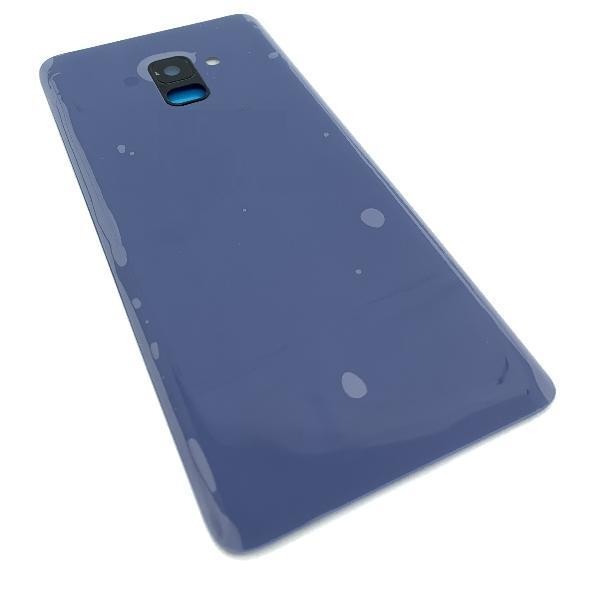 Tapa Trasera para Samsung Galaxy A8 PLUS 2018 A730F AZUL CON LENTE back cover