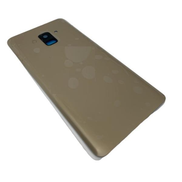 Tapa Trasera para Samsung Galaxy A8 PLUS 2018 A730F DORADA CON LENTE back cover