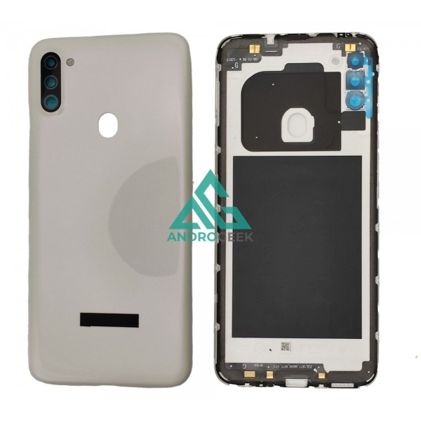 Tapa Trasera para Samsung Galaxy A11 A115 BLANCA CON LENTE back cover