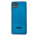 Tapa Trasera para Samsung Galaxy A12 A125 AZUL CON LENTE back cover
