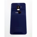 Tapa Trasera para Samsung Galaxy A8 2018 A530F AZUL CON LENTE back cover