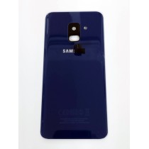 Tapa Trasera para Samsung Galaxy A8 2018 A530F AZUL CON LENTE back cover Tapa Trasera para Samsung Galaxy A8 2018 A530F AZUL CON LENTE back cover