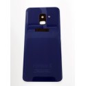 Tapa Trasera para Samsung Galaxy A8 2018 A530F AZUL CON LENTE back cover