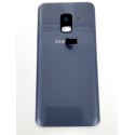 Tapa Trasera para Samsung Galaxy A8 2018 A530F GREY CON LENTE back cover