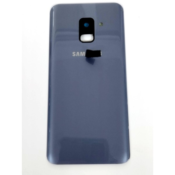 Tapa Trasera para Samsung Galaxy A8 2018 A530F GREY CON LENTE back cover