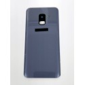 Tapa Trasera para Samsung Galaxy A8 2018 A530F GREY CON LENTE back cover