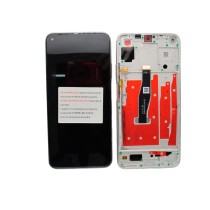 Pantalla Huawei Nova 5T  Huawei Honor 20 con MARCO PLATA BLANCA (LCD/display + digitalizador/táctil)