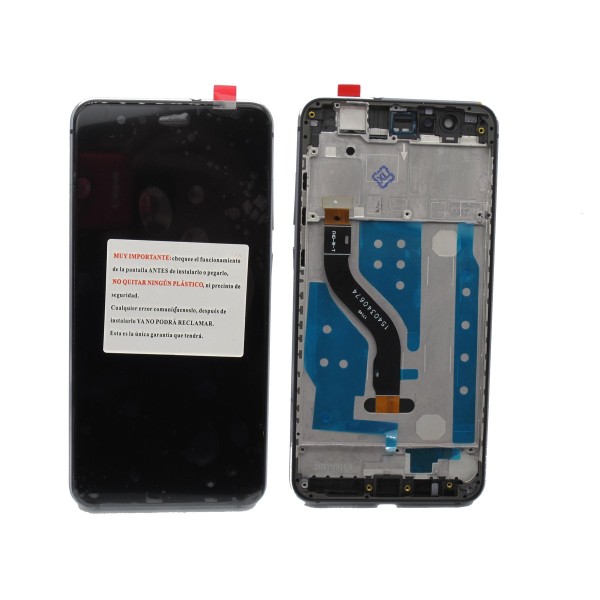 Pantalla Huawei P10 Lite sin logo CON MARCO NEGRO (LCD/display + digitalizador/táctil) 