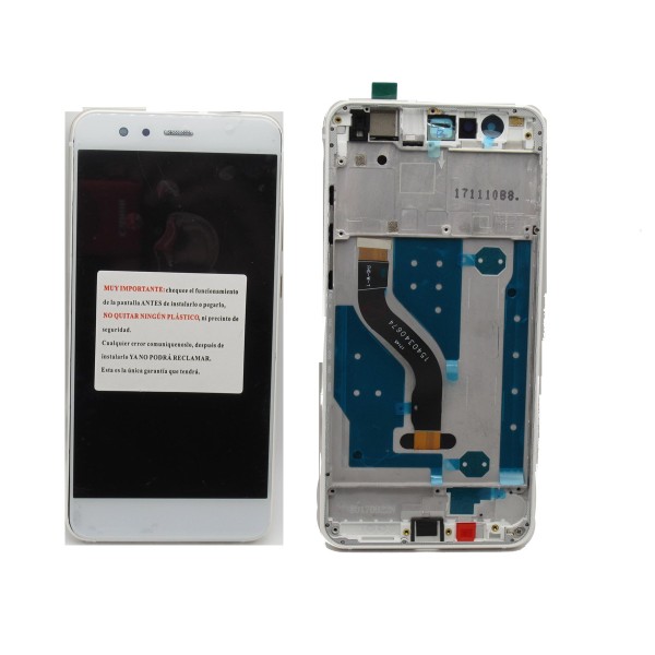 Pantalla Huawei P10 Lite sin logo CON MARCO BLANCO (LCD/display + digitalizador/táctil) 
