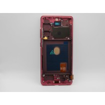 Pantalla Samsung S20 FE 4G SM-G780 S20 FE 5G SM-G781 con MARCO ROJO INCELL (LCD/display + digitalizador/táctil) Pantalla Samsung S20 FE 4G SM-G780 S20 FE 5G SM-G781 con MARCO ROJO INCELL (LCD/display + digitalizador/táctil)