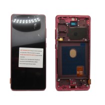 Pantalla Samsung S20 FE 4G SM-G780 S20 FE 5G SM-G781 con MARCO ROJO INCELL (LCD/display + digitalizador/táctil)