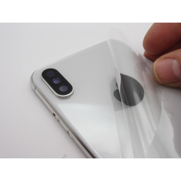 Tapa chasis iPhone XS MAX BLANCO Carcasa Central y Tapa Trasera