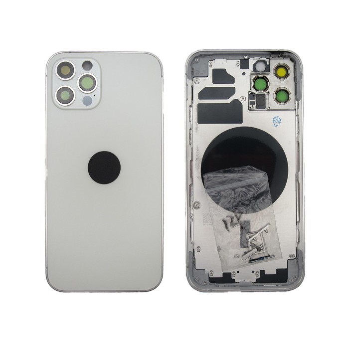 Carcasa chasis iPhone 12 PRO BLANCA Tapa Trasera Frame iPhone 12 Pro Carcasa chasis iPhone 12 PRO BLANCA Tapa Trasera Frame iPhone 12 Pro