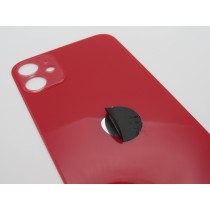 Tapa trasera iPhone 11 ROJA FACIL INSTALACION A2111 A2221 A2223 tapa bateria