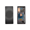 Pantalla Samsung Galaxy Note 20 N980, Note 20 5G N981 Service Pack CON MARCO negro