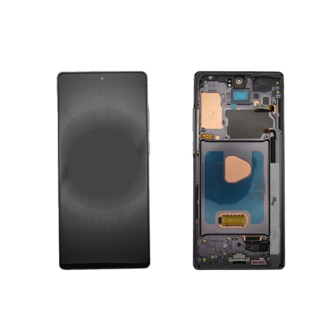 Pantalla Samsung Galaxy Note 20 N980, Note 20 5G N981 Service Pack CON MARCO negro Pantalla Samsung Galaxy Note 20 N980, Note 20 5G N981 Service Pack CON MARCO negro