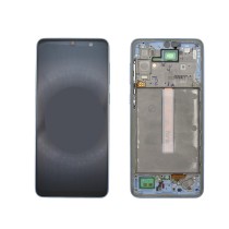 Pantalla Samsung A33 5G SM-A336 con MARCO AZUL SERVICE PACK (pantalla lcd display con cristal tactil y marco) calidad Original Pantalla Samsung A33 5G SM-A336 con MARCO AZUL SERVICE PACK (pantalla lcd display con cristal tactil y marco) calidad Original