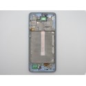 Pantalla Samsung A33 5G SM-A336 con MARCO AZUL SERVICE PACK (pantalla lcd display con cristal tactil y marco) calidad Original