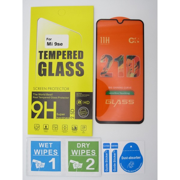 Cristal templado 3D 5D Xiaomi Mi 9 SE protector pantalla 21D