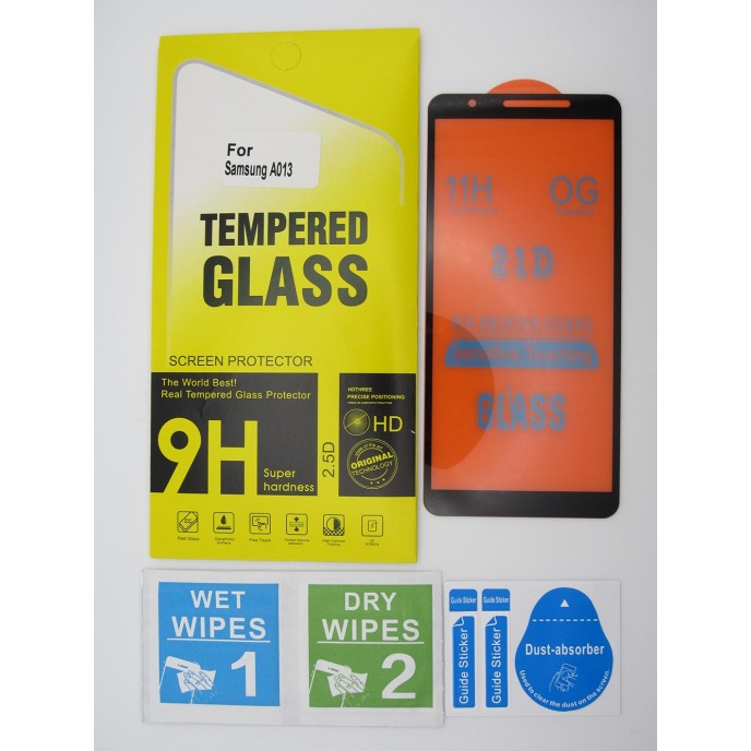 Cristal templado 3D 5D Samsung Galaxy A013 protector pantalla 21D Cristal templado 3D 5D Samsung Galaxy A013 protector pantalla 21D