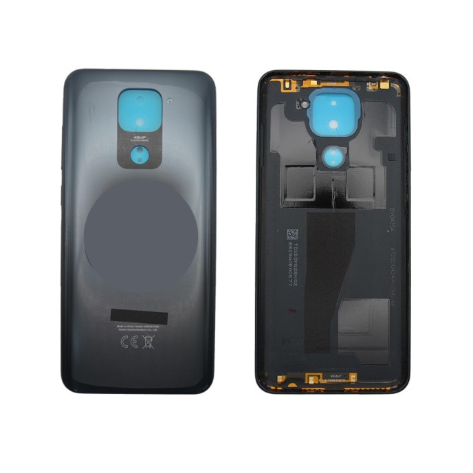 Tapa trasera Xiaomi Redmi Note 9 NEGRO/GRIS tapa cubre bateria back cover