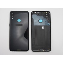 Tapa trasera Samsung A10S CON LENTE Negra cubre batería back cover