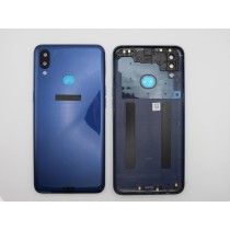 Tapa trasera Samsung A10S CON LENTE Azul cubre batería back cover Tapa trasera Samsung A10S CON LENTE Azul cubre batería back cover