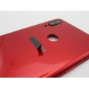 Tapa trasera Samsung A10S CON LENTE Roja cubre batería back cover