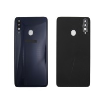 Tapa trasera Samsung A20S A207 AZUL CON LENTE cubre bateria back cover