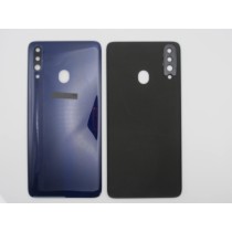 Tapa trasera Samsung A20S A207 AZUL CON LENTE cubre bateria back cover
