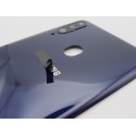 Tapa trasera Samsung A20S A207 AZUL CON LENTE cubre bateria back cover
