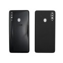 Tapa trasera Samsung A20S A207 NEGRA CON LENTE cubre bateria back cover