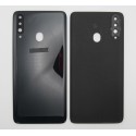 Tapa trasera Samsung A20S A207 NEGRA CON LENTE cubre bateria back cover