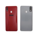 Tapa trasera Samsung A20S A207 ROJA CON LENTE cubre bateria back cover