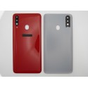 Tapa trasera Samsung A20S A207 ROJA CON LENTE cubre bateria back cover