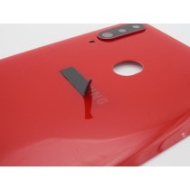 Tapa trasera Samsung A20S A207 ROJA CON LENTE cubre bateria back cover