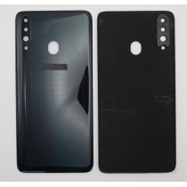 Tapa trasera Samsung A20S A207 VERDE CON LENTE cubre bateria back cover