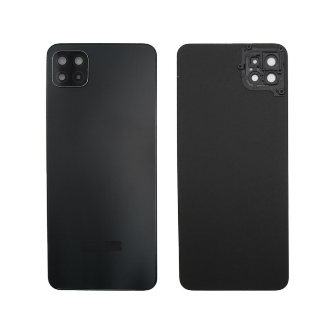 Tapa Trasera para Samsung Galaxy A22 5G A225 NEGRA CON LENTE back cover Tapa Trasera para Samsung Galaxy A22 5G A225 NEGRA CON LENTE back cover