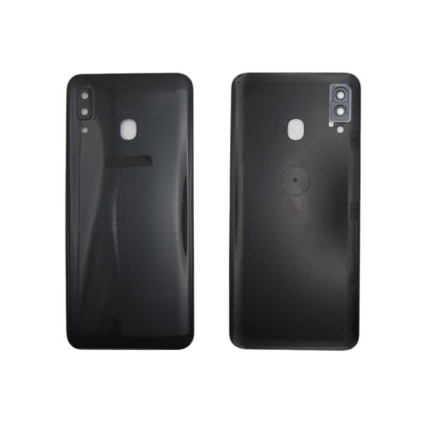 Tapa trasera Samsung A30 NEGRA CON LENTE A305 A305F SM-A305F back cover 