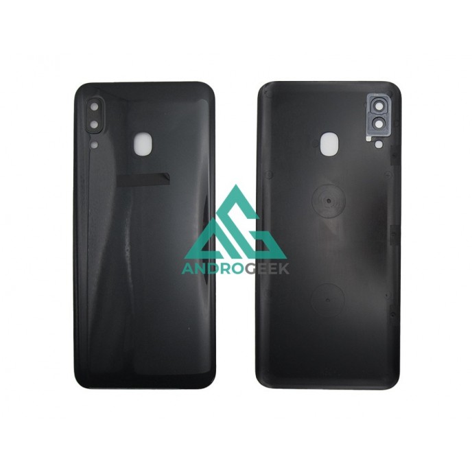 Tapa trasera Samsung A30 NEGRA CON LENTE A305 A305F SM-A305F back cover Tapa trasera Samsung A30 NEGRA CON LENTE A305 A305F SM-A305F back cover